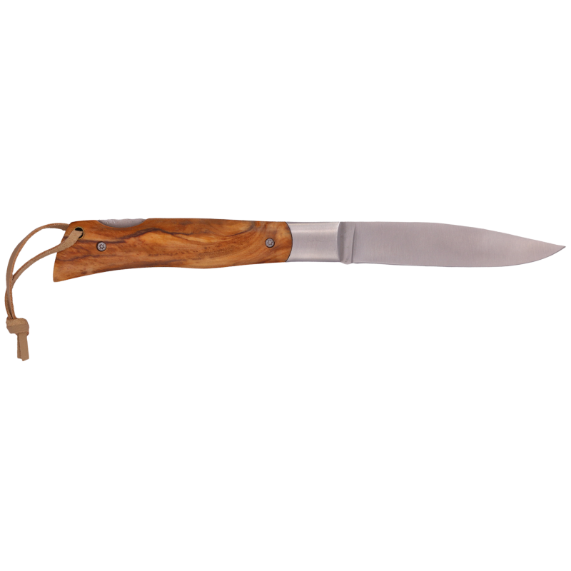 Couteau de poche LE THIOU manche en bois d'olivier