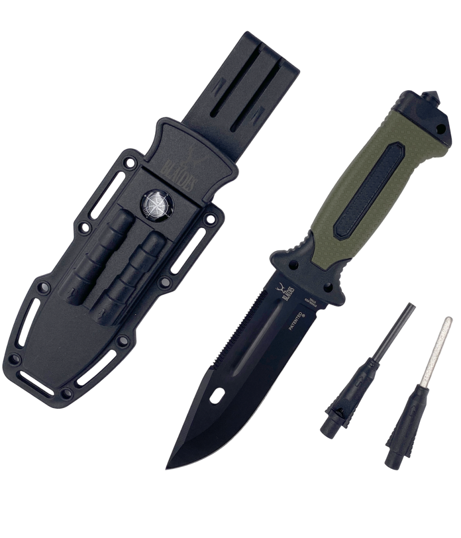Couteau de type poignard de survie LE TACTIQUE
