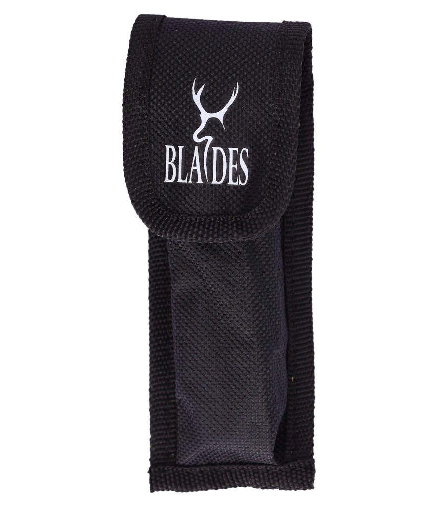 Couteau LE GLADIATEUR avec mitre façon carbone.